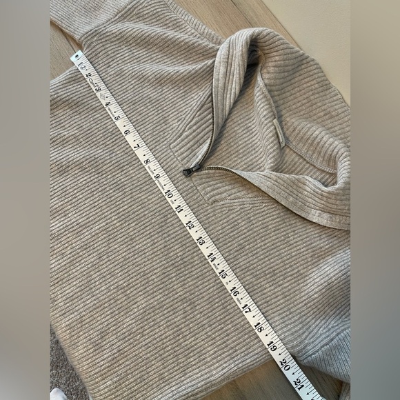 Garnet Hill | Cashmere Half Zip Sweater XS - Picture 6 of 6
